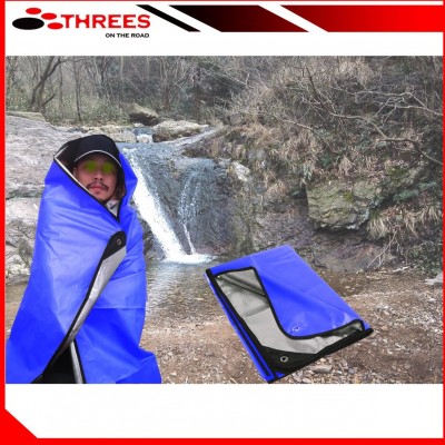 All Weather Camping Space Blanket Waterproof Picnic Blanket-Reflcetive